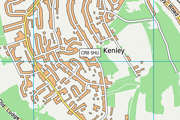 CR8 5HU map - OS VectorMap District (Ordnance Survey) CR8 5HU map - OS VectorMap District (Ordnance Survey)