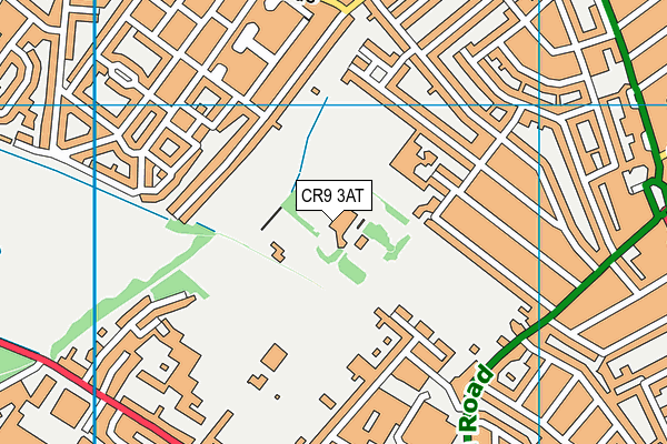 CR9 3AT map - OS VectorMap District (Ordnance Survey) CR9 3AT map - OS VectorMap District (Ordnance Survey)