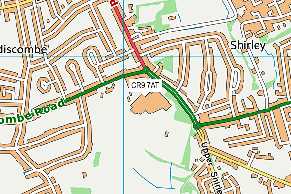 CR9 7AT map - OS VectorMap District (Ordnance Survey) CR9 7AT map - OS VectorMap District (Ordnance Survey)
