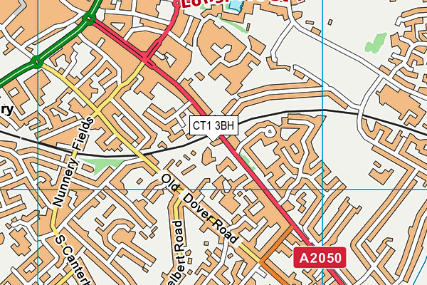 CT1 3BH map - OS VectorMap District (Ordnance Survey) CT1 3BH map - OS VectorMap District (Ordnance Survey)