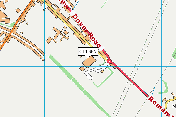 CT1 3EN map - OS VectorMap District (Ordnance Survey)