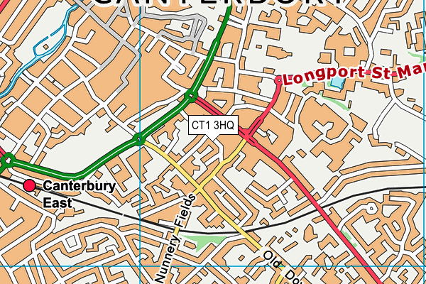 CT1 3HQ map - OS VectorMap District (Ordnance Survey) CT1 3HQ map - OS VectorMap District (Ordnance Survey)