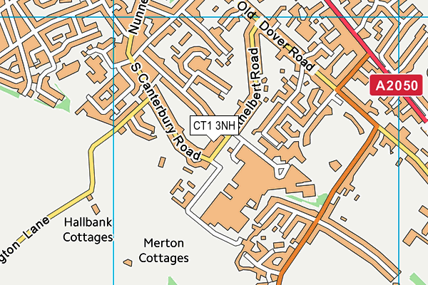 CT1 3NH map - OS VectorMap District (Ordnance Survey) CT1 3NH map - OS VectorMap District (Ordnance Survey)