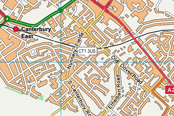 CT1 3US map - OS VectorMap District (Ordnance Survey) CT1 3US map - OS VectorMap District (Ordnance Survey)