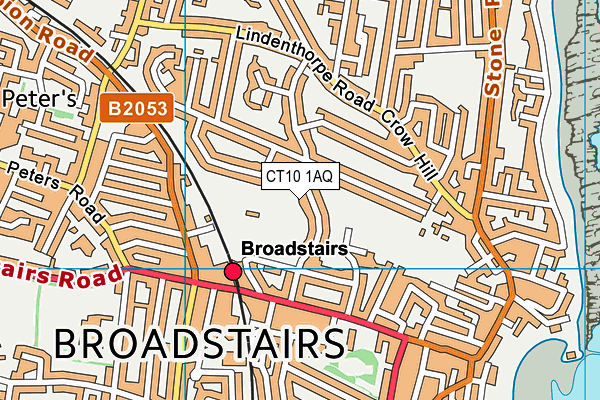 CT10 1AQ map - OS VectorMap District (Ordnance Survey) CT10 1AQ map - OS VectorMap District (Ordnance Survey)