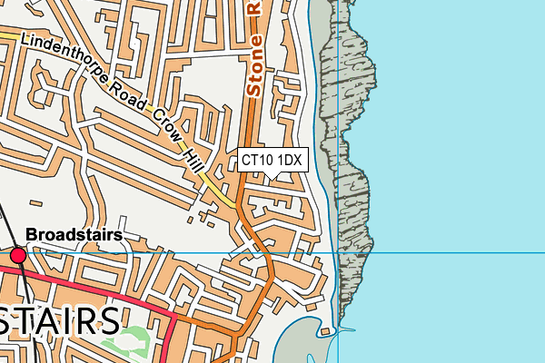 CT10 1DX map - OS VectorMap District (Ordnance Survey)