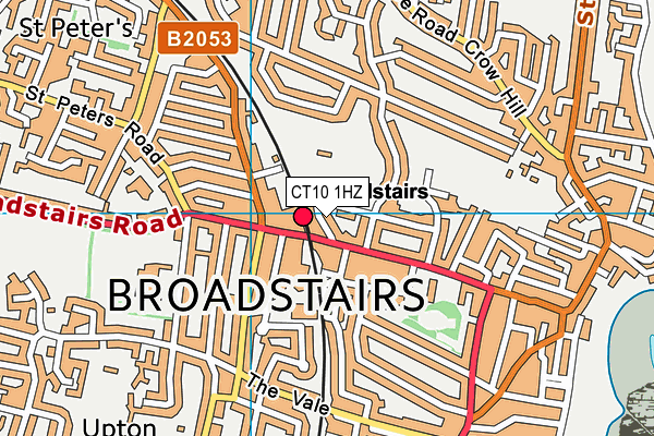 CT10 1HZ map - OS VectorMap District (Ordnance Survey)