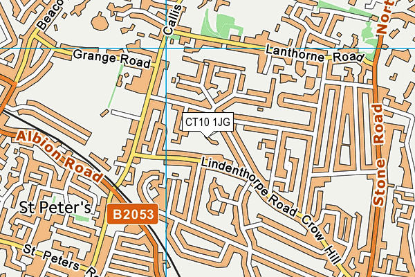 CT10 1JG map - OS VectorMap District (Ordnance Survey) CT10 1JG map - OS VectorMap District (Ordnance Survey)