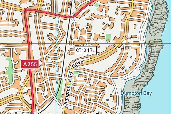 CT10 1RL map - OS VectorMap District (Ordnance Survey) CT10 1RL map - OS VectorMap District (Ordnance Survey)