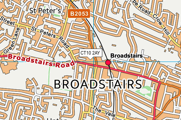 CT10 2AY map - OS VectorMap District (Ordnance Survey) CT10 2AY map - OS VectorMap District (Ordnance Survey)