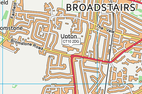 CT10 2DG map - OS VectorMap District (Ordnance Survey) CT10 2DG map - OS VectorMap District (Ordnance Survey)