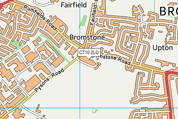 CT10 2LG map - OS VectorMap District (Ordnance Survey) CT10 2LG map - OS VectorMap District (Ordnance Survey)