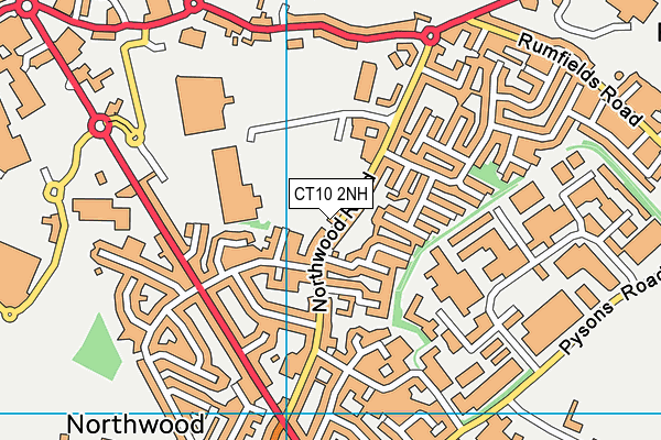 CT10 2NH map - OS VectorMap District (Ordnance Survey) CT10 2NH map - OS VectorMap District (Ordnance Survey)