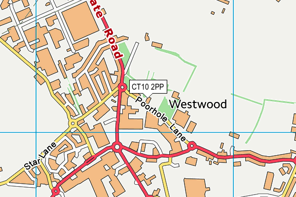 CT10 2PP map - OS VectorMap District (Ordnance Survey) CT10 2PP map - OS VectorMap District (Ordnance Survey)