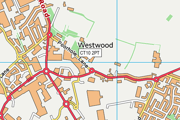 CT10 2PT map - OS VectorMap District (Ordnance Survey) CT10 2PT map - OS VectorMap District (Ordnance Survey)