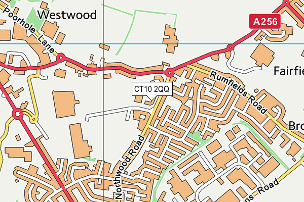 CT10 2QQ map - OS VectorMap District (Ordnance Survey) CT10 2QQ map - OS VectorMap District (Ordnance Survey)