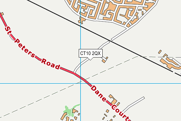 CT10 2QX map - OS VectorMap District (Ordnance Survey) CT10 2QX map - OS VectorMap District (Ordnance Survey)
