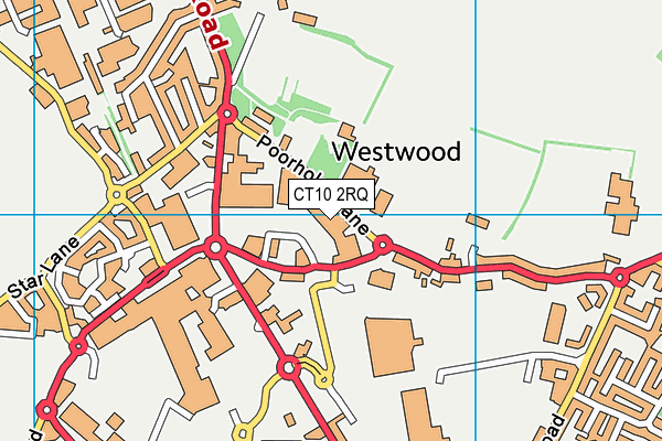CT10 2RQ map - OS VectorMap District (Ordnance Survey) CT10 2RQ map - OS VectorMap District (Ordnance Survey)