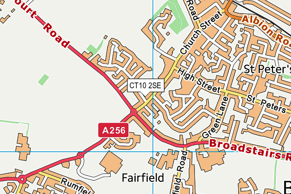 CT10 2SE map - OS VectorMap District (Ordnance Survey) CT10 2SE map - OS VectorMap District (Ordnance Survey)