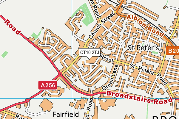 CT10 2TJ map - OS VectorMap District (Ordnance Survey) CT10 2TJ map - OS VectorMap District (Ordnance Survey)