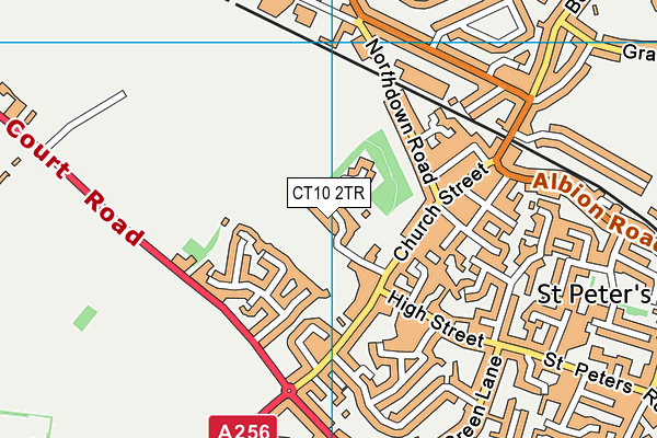 CT10 2TR map - OS VectorMap District (Ordnance Survey) CT10 2TR map - OS VectorMap District (Ordnance Survey)