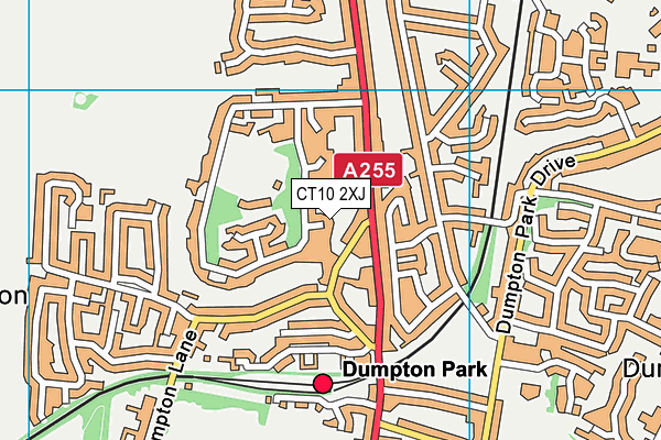 CT10 2XJ map - OS VectorMap District (Ordnance Survey) CT10 2XJ map - OS VectorMap District (Ordnance Survey)