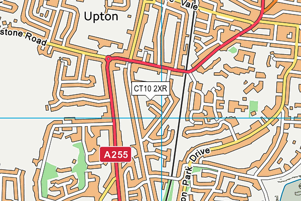 CT10 2XR map - OS VectorMap District (Ordnance Survey) CT10 2XR map - OS VectorMap District (Ordnance Survey)
