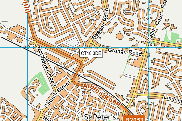 CT10 3DE map - OS VectorMap District (Ordnance Survey) CT10 3DE map - OS VectorMap District (Ordnance Survey)