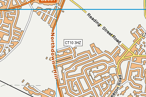 CT10 3HZ map - OS VectorMap District (Ordnance Survey) CT10 3HZ map - OS VectorMap District (Ordnance Survey)