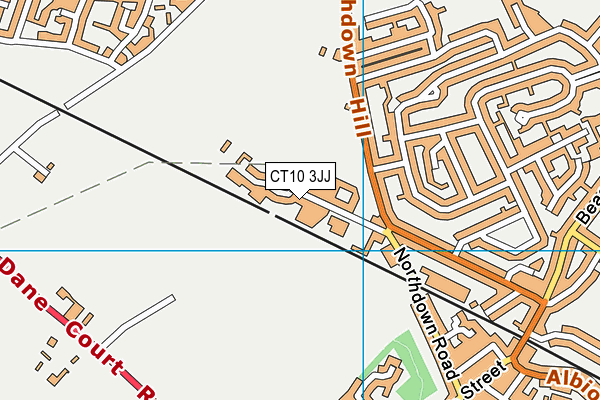 CT10 3JJ map - OS VectorMap District (Ordnance Survey) CT10 3JJ map - OS VectorMap District (Ordnance Survey)