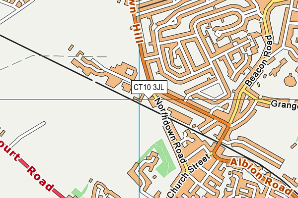 CT10 3JL map - OS VectorMap District (Ordnance Survey) CT10 3JL map - OS VectorMap District (Ordnance Survey)
