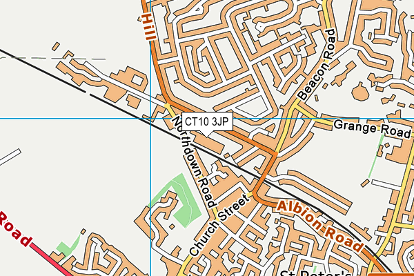CT10 3JP map - OS VectorMap District (Ordnance Survey) CT10 3JP map - OS VectorMap District (Ordnance Survey)