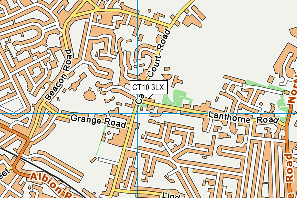 CT10 3LX map - OS VectorMap District (Ordnance Survey) CT10 3LX map - OS VectorMap District (Ordnance Survey)