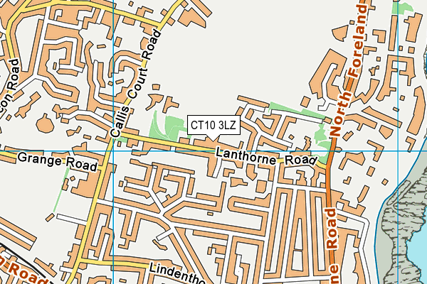 CT10 3LZ map - OS VectorMap District (Ordnance Survey) CT10 3LZ map - OS VectorMap District (Ordnance Survey)