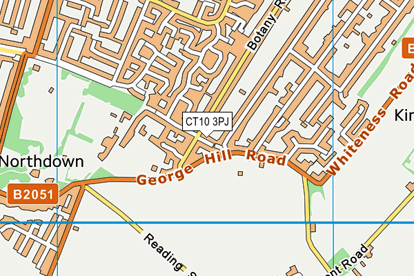 CT10 3PJ map - OS VectorMap District (Ordnance Survey) CT10 3PJ map - OS VectorMap District (Ordnance Survey)