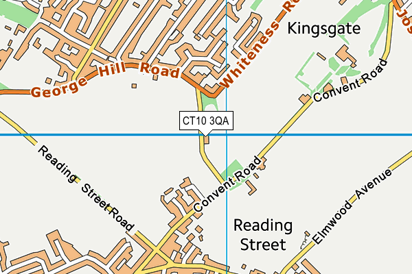CT10 3QA map - OS VectorMap District (Ordnance Survey) CT10 3QA map - OS VectorMap District (Ordnance Survey)