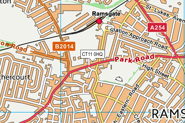CT11 0HQ map - OS VectorMap District (Ordnance Survey) CT11 0HQ map - OS VectorMap District (Ordnance Survey)