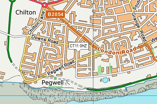 CT11 0HZ map - OS VectorMap District (Ordnance Survey) CT11 0HZ map - OS VectorMap District (Ordnance Survey)