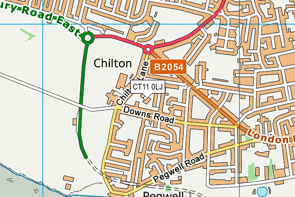 CT11 0LJ map - OS VectorMap District (Ordnance Survey) CT11 0LJ map - OS VectorMap District (Ordnance Survey)