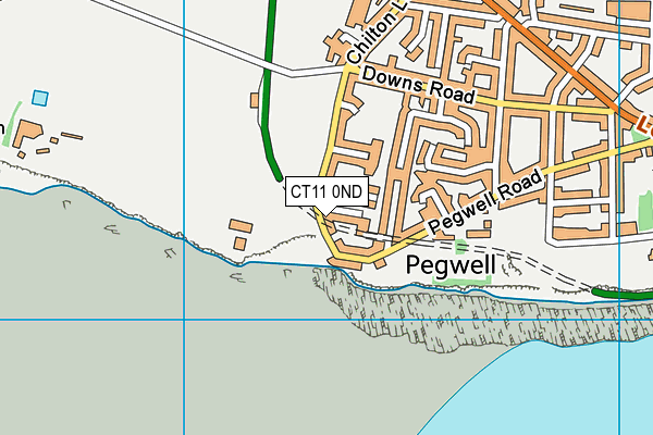 CT11 0ND map - OS VectorMap District (Ordnance Survey) CT11 0ND map - OS VectorMap District (Ordnance Survey)