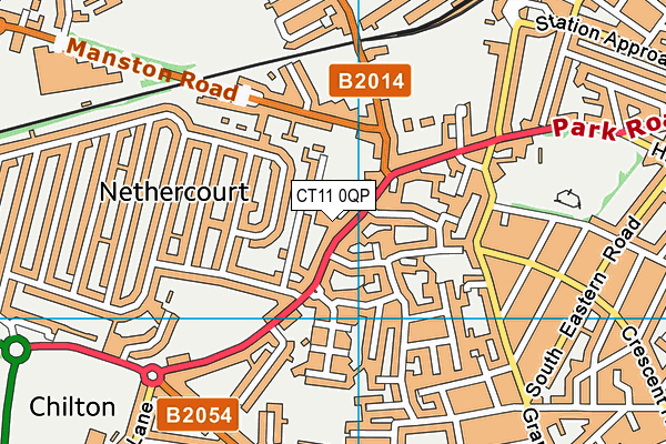 CT11 0QP map - OS VectorMap District (Ordnance Survey) CT11 0QP map - OS VectorMap District (Ordnance Survey)