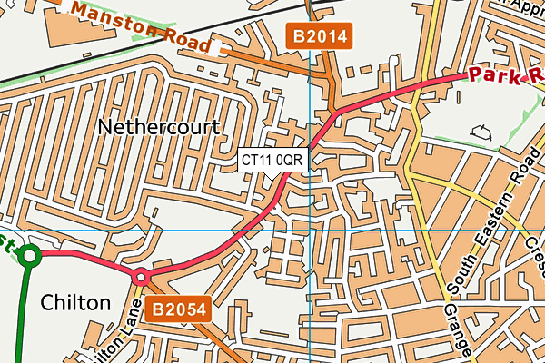 CT11 0QR map - OS VectorMap District (Ordnance Survey) CT11 0QR map - OS VectorMap District (Ordnance Survey)