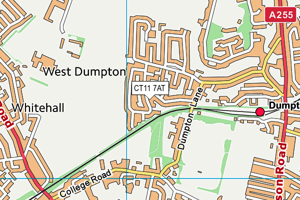 CT11 7AT map - OS VectorMap District (Ordnance Survey) CT11 7AT map - OS VectorMap District (Ordnance Survey)