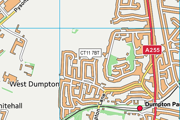CT11 7BT map - OS VectorMap District (Ordnance Survey) CT11 7BT map - OS VectorMap District (Ordnance Survey)