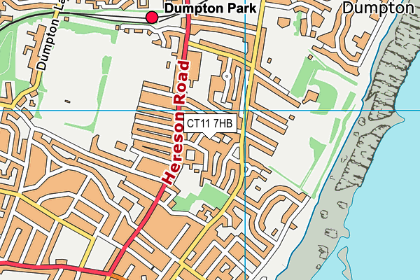 CT11 7HB map - OS VectorMap District (Ordnance Survey) CT11 7HB map - OS VectorMap District (Ordnance Survey)
