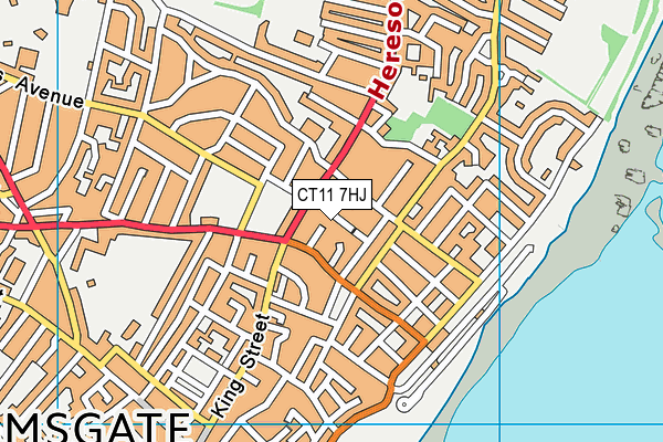 CT11 7HJ map - OS VectorMap District (Ordnance Survey) CT11 7HJ map - OS VectorMap District (Ordnance Survey)