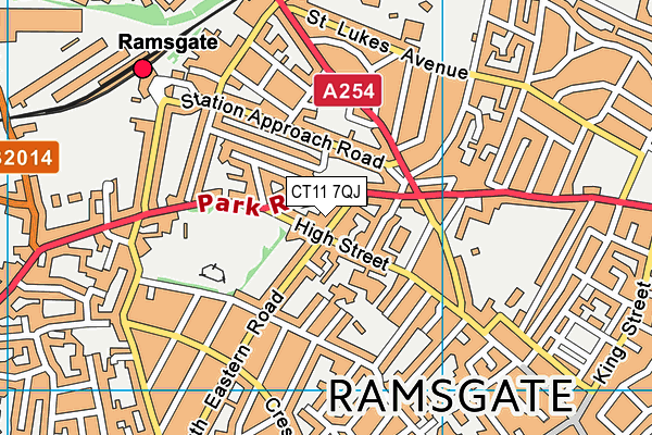 CT11 7QJ map - OS VectorMap District (Ordnance Survey) CT11 7QJ map - OS VectorMap District (Ordnance Survey)