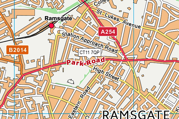 CT11 7QP map - OS VectorMap District (Ordnance Survey) CT11 7QP map - OS VectorMap District (Ordnance Survey)