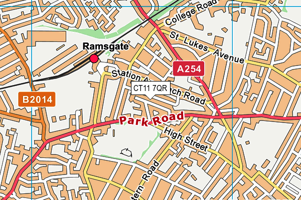 CT11 7QR map - OS VectorMap District (Ordnance Survey) CT11 7QR map - OS VectorMap District (Ordnance Survey)