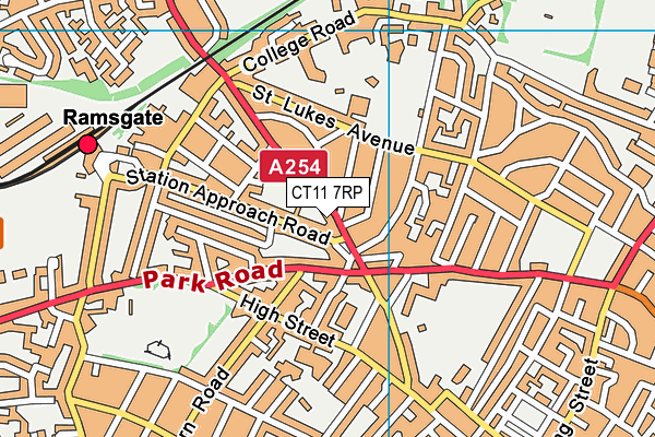 CT11 7RP map - OS VectorMap District (Ordnance Survey) CT11 7RP map - OS VectorMap District (Ordnance Survey)